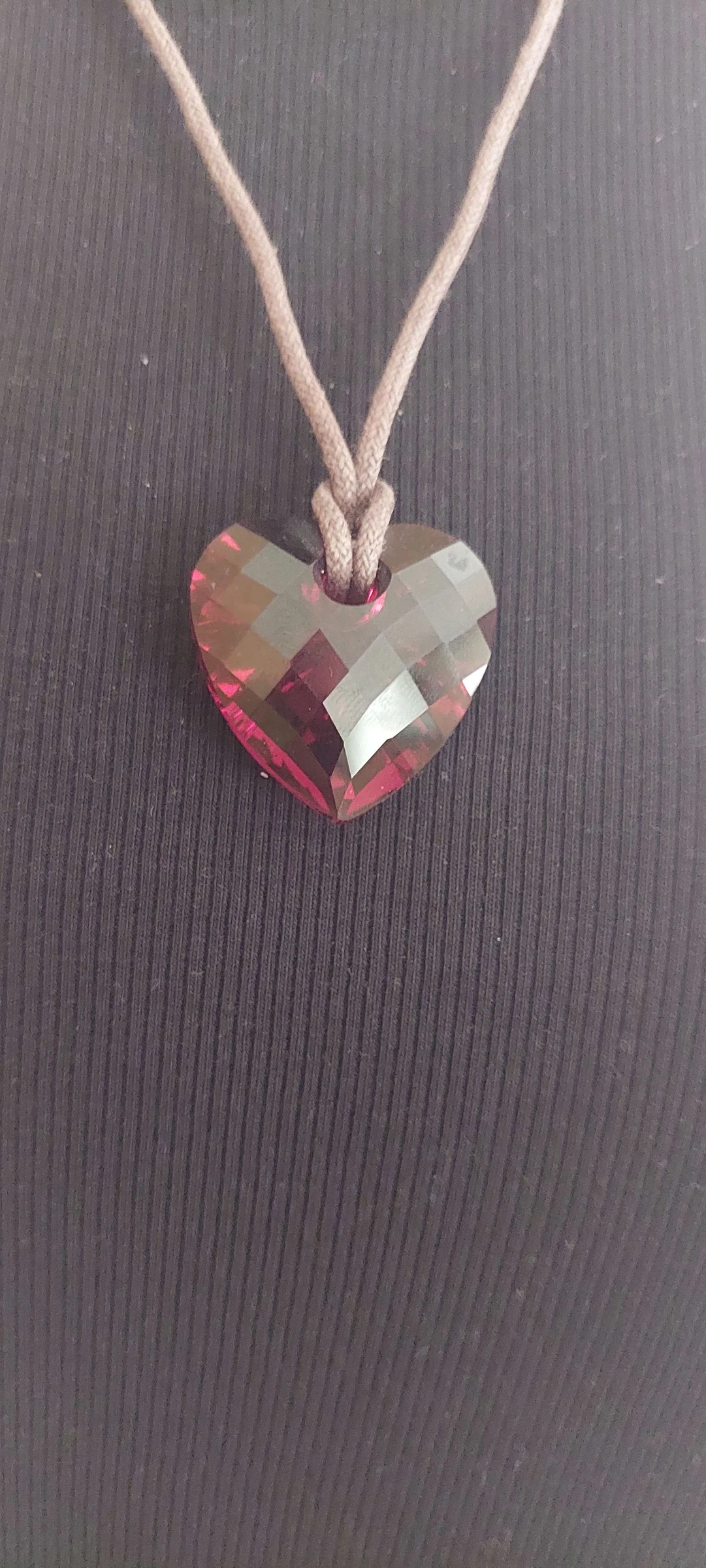 Authentieke SWAROVSKI hartvormige hanger met rode kristallen 💎❤️ – photo 4